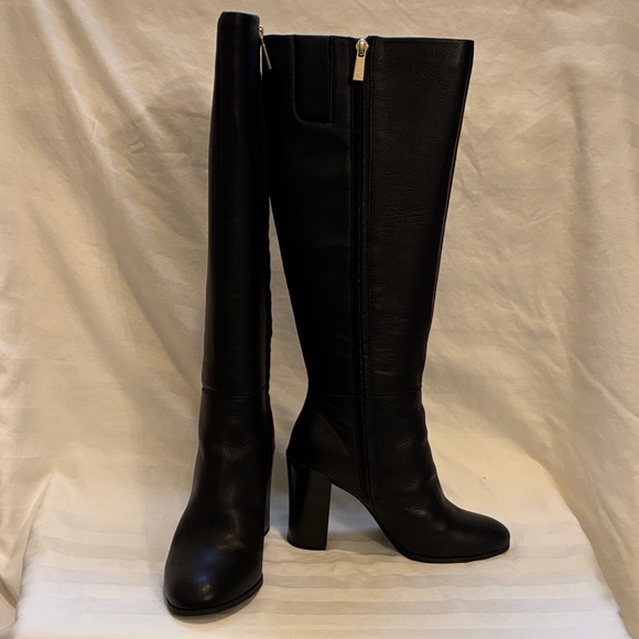 Kenneth Cole New York Black Heeled Boots - Picture 3 of 6